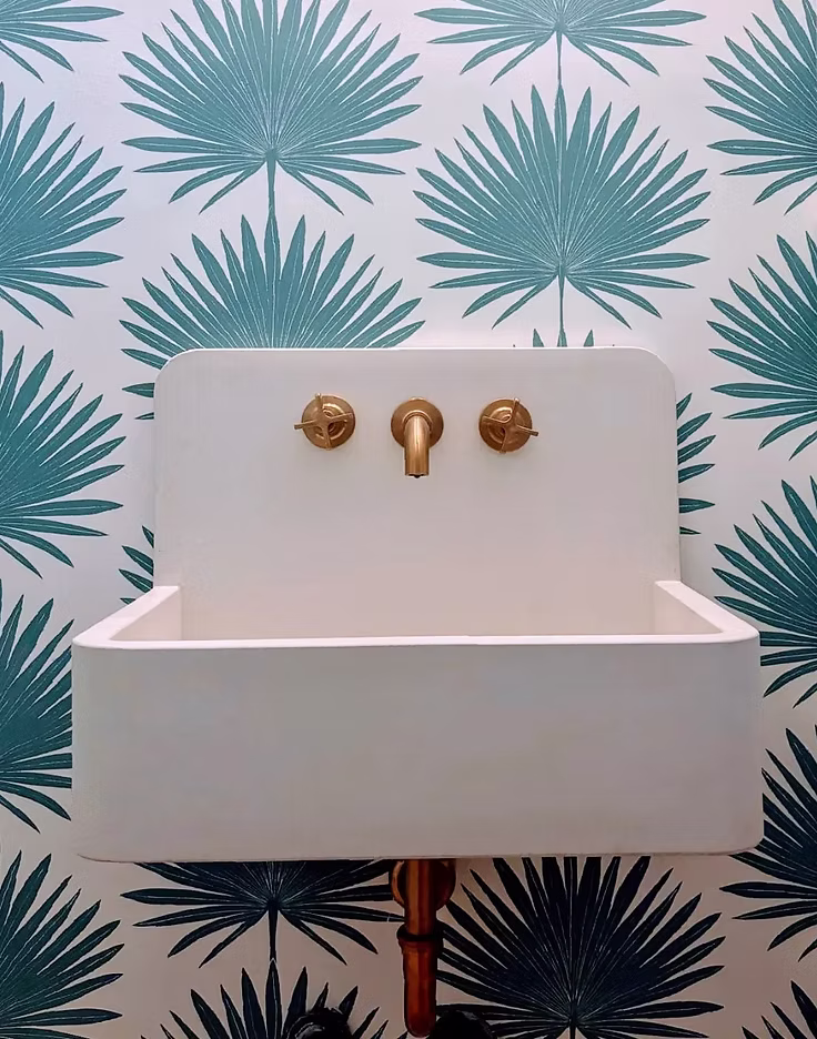 New Bathroom Sink Installed